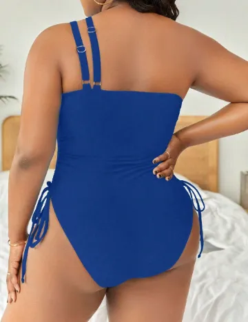Costum de baie SHEIN CURVE, albastru
