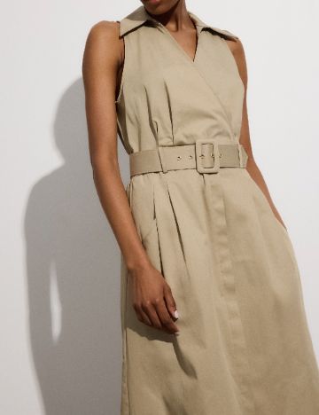 Rochie medie Reserved, bej