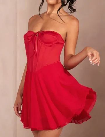 Rochie scurta SHEIN, rosu