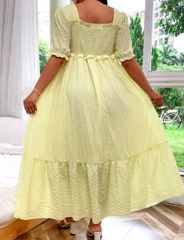 Rochie lunga SHEIN CURVE, galben