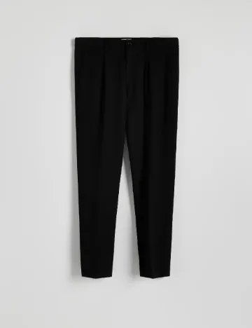 Pantaloni Reserved, negru