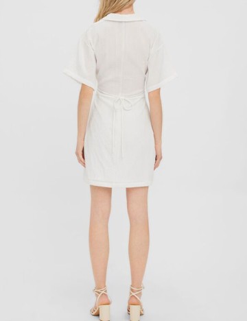 Rochie scurta Vero Moda, alb