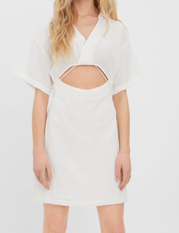 Rochie scurta Vero Moda, alb