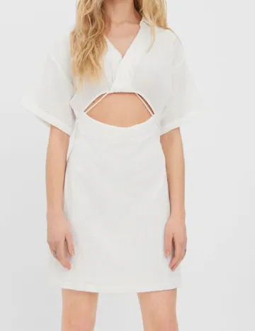 Rochie scurta Vero Moda, alb