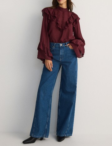 Bluza Reserved, visiniu