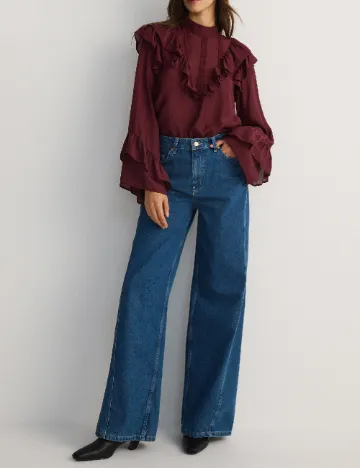Bluza Reserved, visiniu
