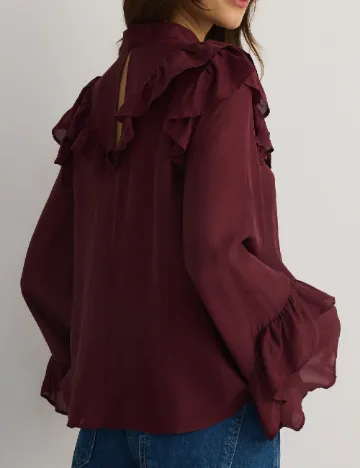 Bluza Reserved, visiniu