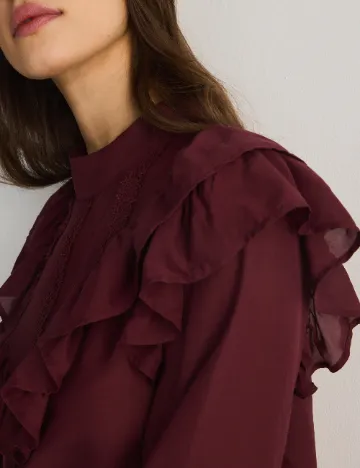 Bluza Reserved, visiniu