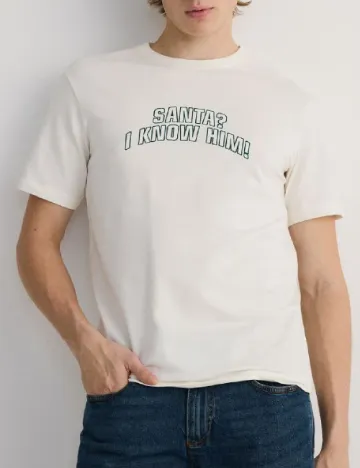 Tricou Reserved, ecru