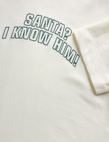 Tricou Reserved, ecru