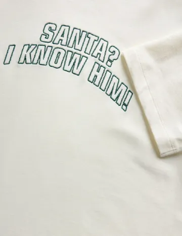 Tricou Reserved, ecru