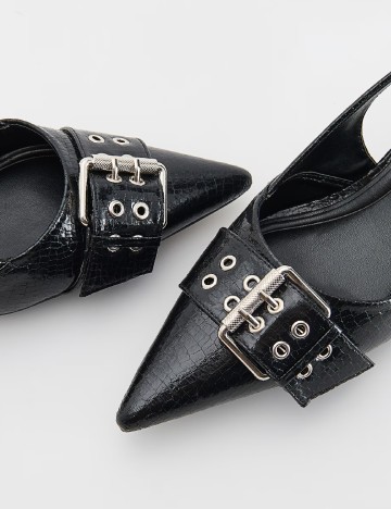 Pantofi Reserved, negru
