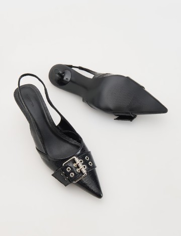 Pantofi Reserved, negru