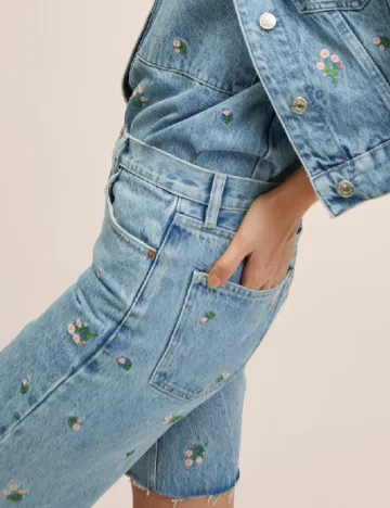 Pantaloni scurti Mango, albastru