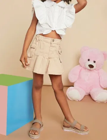 Sandale Shein Kids, bej