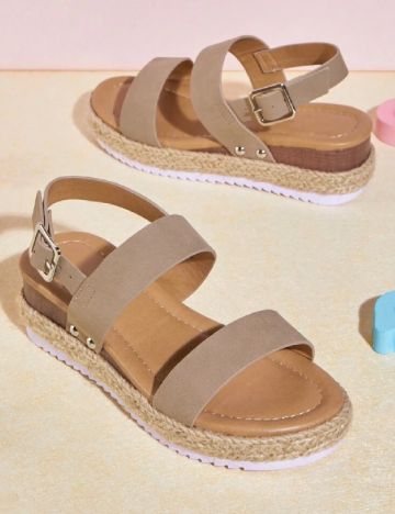 Sandale Shein Kids, bej