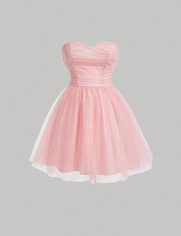 Rochie scurta SHEIN, roz