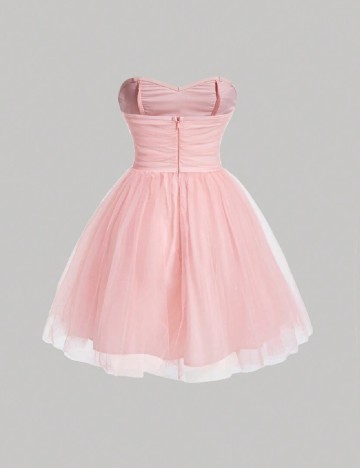 Rochie scurta SHEIN, roz