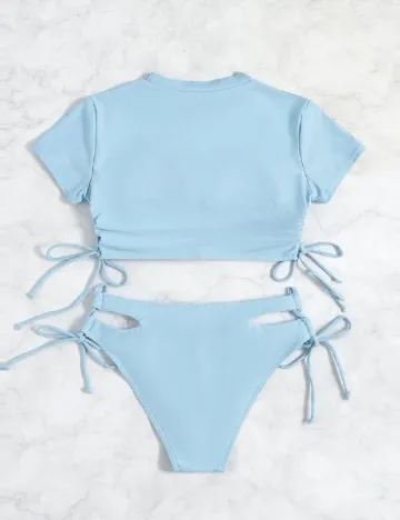 Costum de baie SHEIN, bleu