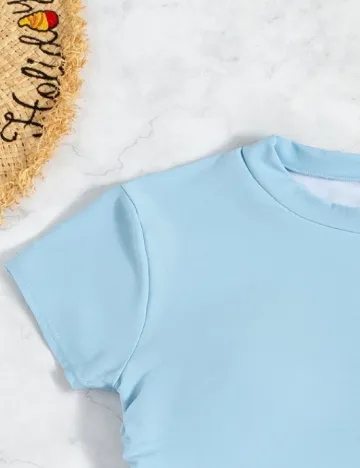 Costum de baie SHEIN, bleu