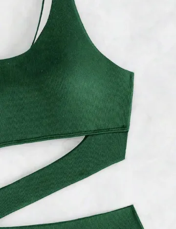 Costum de baie SHEIN, verde