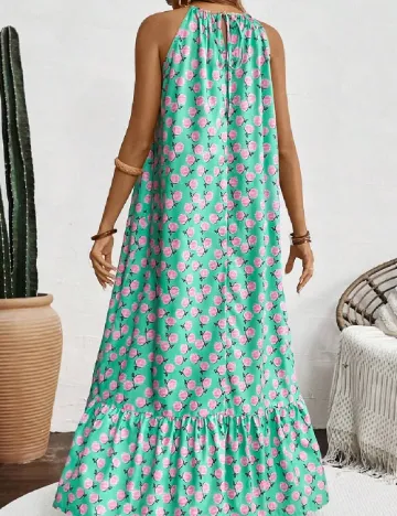 Rochie lunga SHEIN, verde