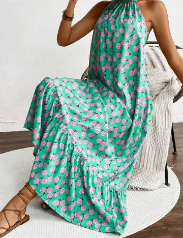 Rochie lunga SHEIN, verde