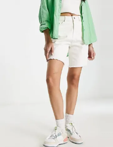 Pantaloni scurti Miss Selfridge, alb