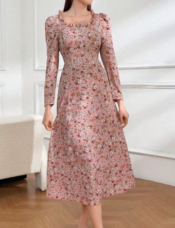 Rochie medie SHEIN, floral print