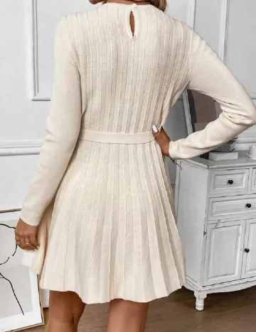 Rochie scurta SHEIN, crem