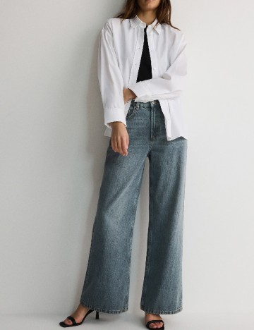Camasa Oversize Reserved, alb
