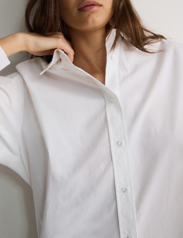 Camasa Oversize Reserved, alb