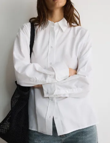 Camasa Oversize Reserved, alb