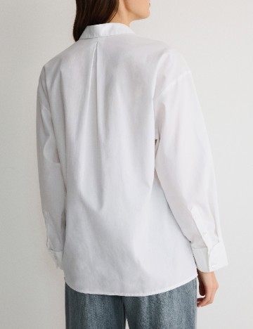 Camasa Oversize Reserved, alb
