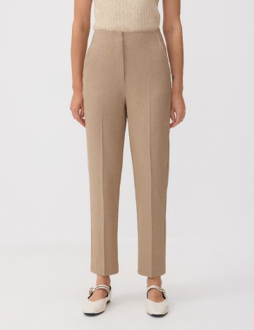 Pantaloni Reserved, maro deschis