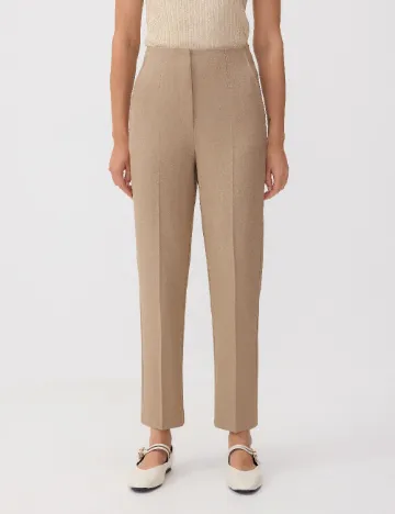 Pantaloni Reserved, maro deschis