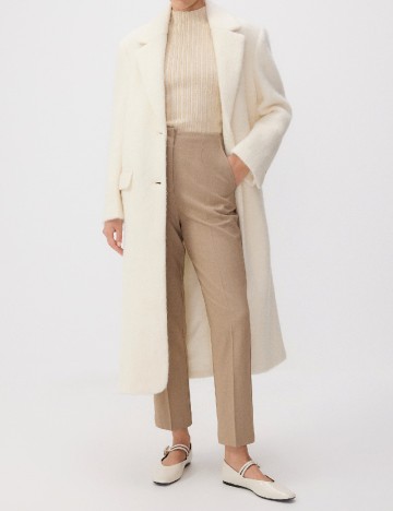 Pantaloni Reserved, maro deschis
