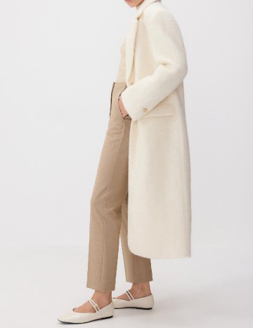 Pantaloni Reserved, maro deschis