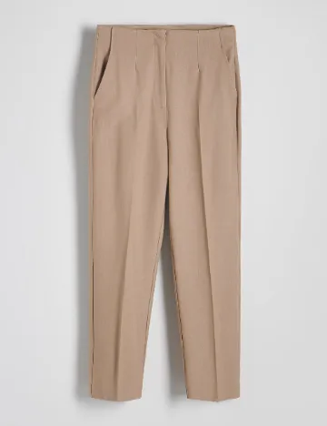 Pantaloni Reserved, maro deschis