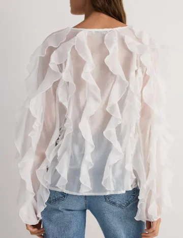 Bluza Reserved, alb