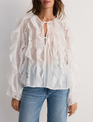Bluza Reserved, alb