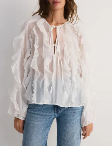 Bluza Reserved, alb