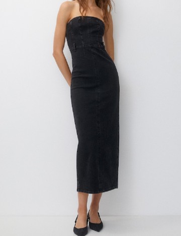 Rochie medie Pull&Bear, negru
