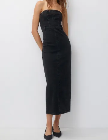 Rochie medie Pull&Bear, negru