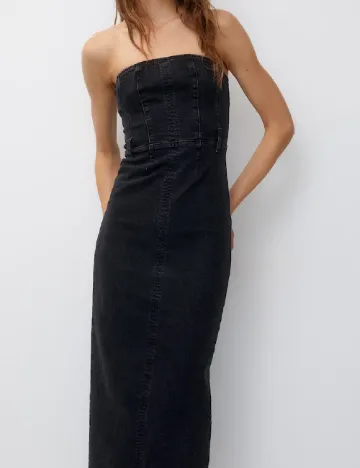 Rochie medie Pull&Bear, negru
