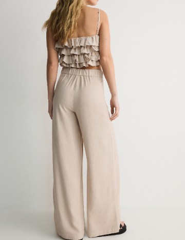 Pantaloni Reserved, crem
