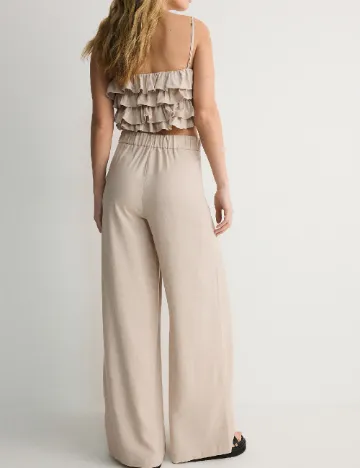 Pantaloni Reserved, crem