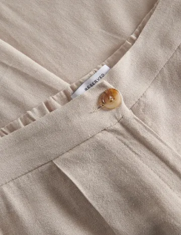 Pantaloni Reserved, crem