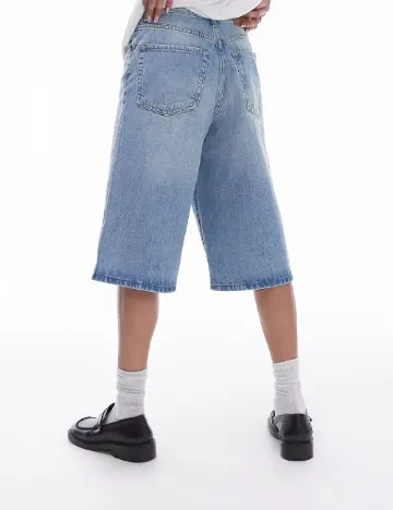 Pantaloni scurti Top Shop, albastru