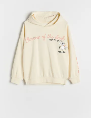 Hanorac Oversize Reserved, crem